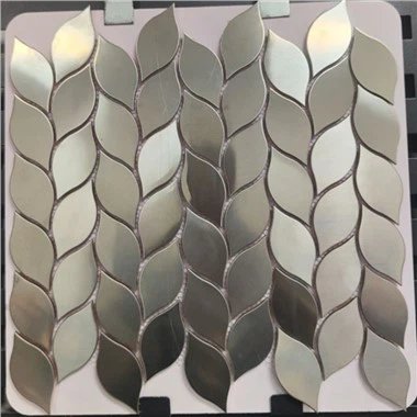 Tíleanna Mósáic Alúmanam Brushed